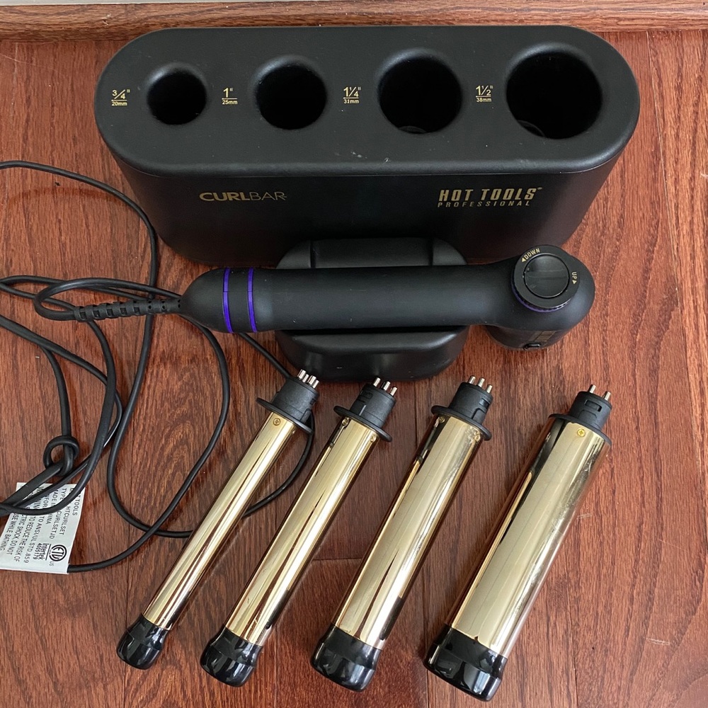 Hottools curl bar set